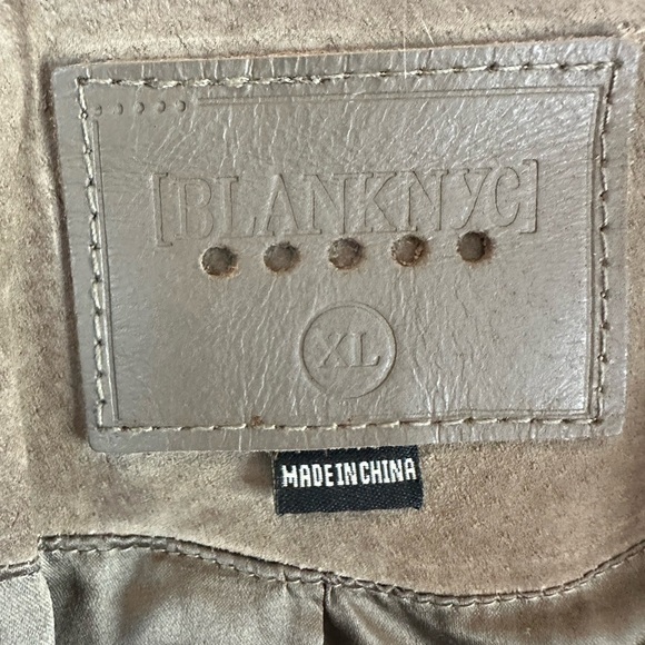 Blank NYC Brown Suede Moto Jacket - Picture 13 of 15